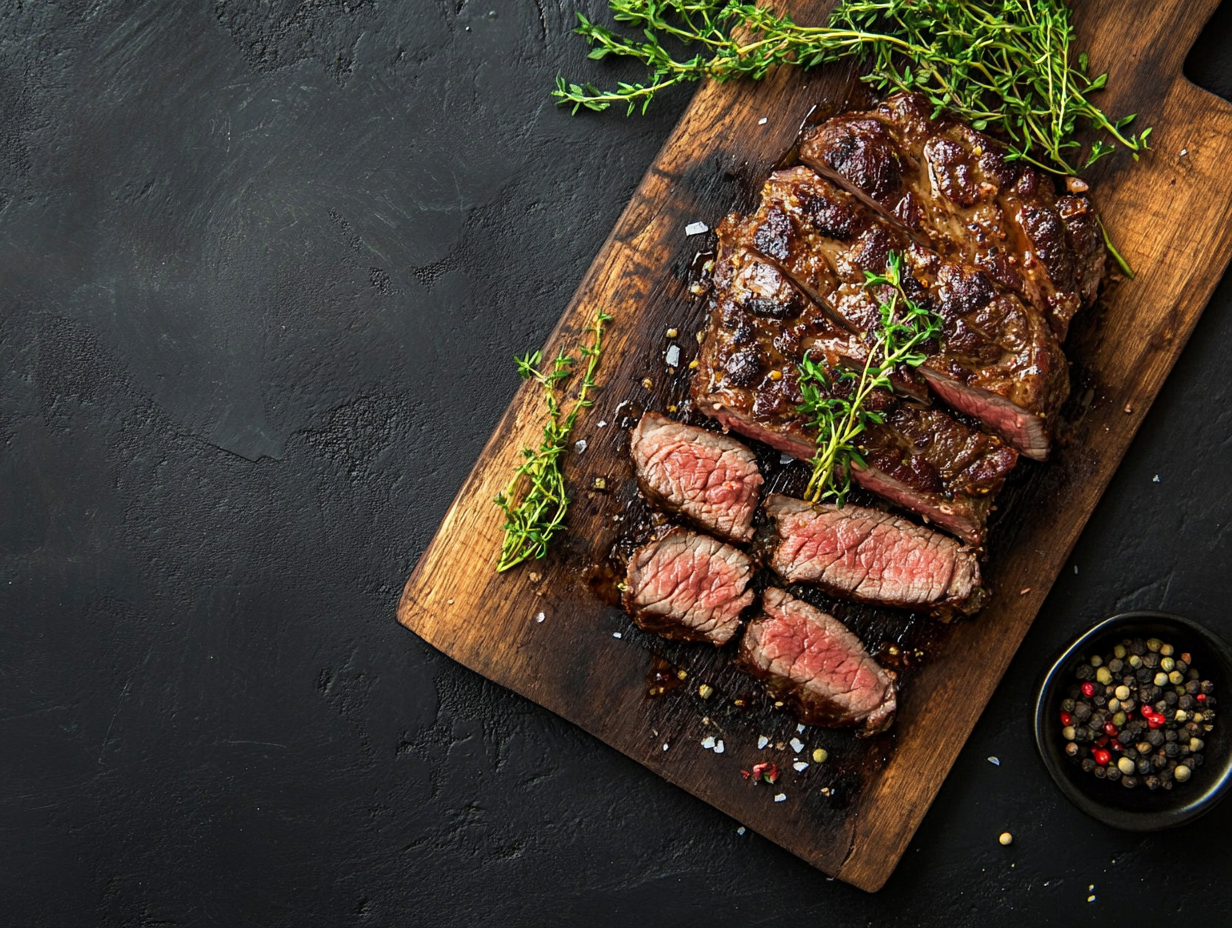 beef chuck tender slices