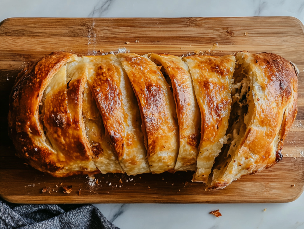 Italian Stromboli closeup