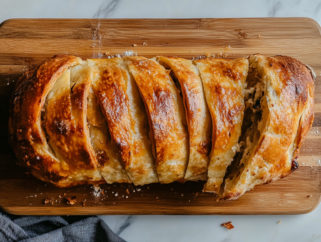 Italian Stromboli closeup