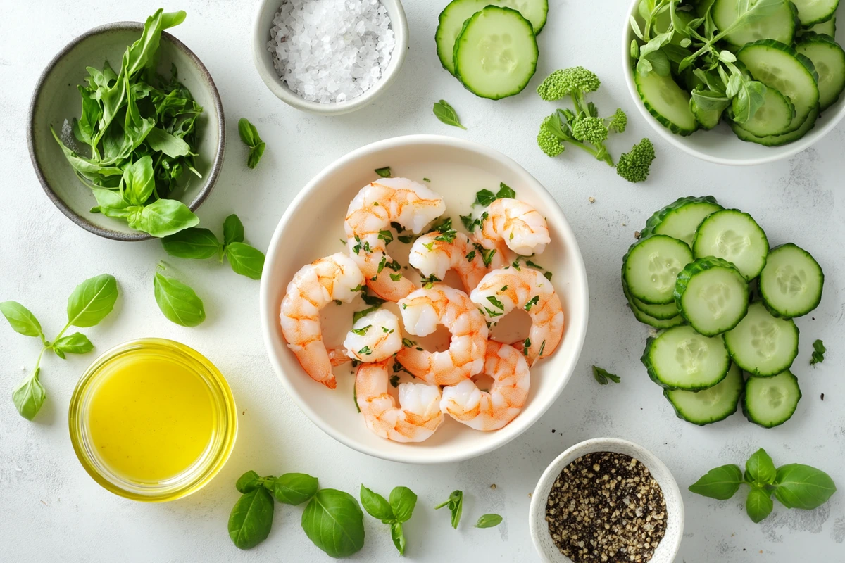 shrimp and cucumber salad recipe ingredients