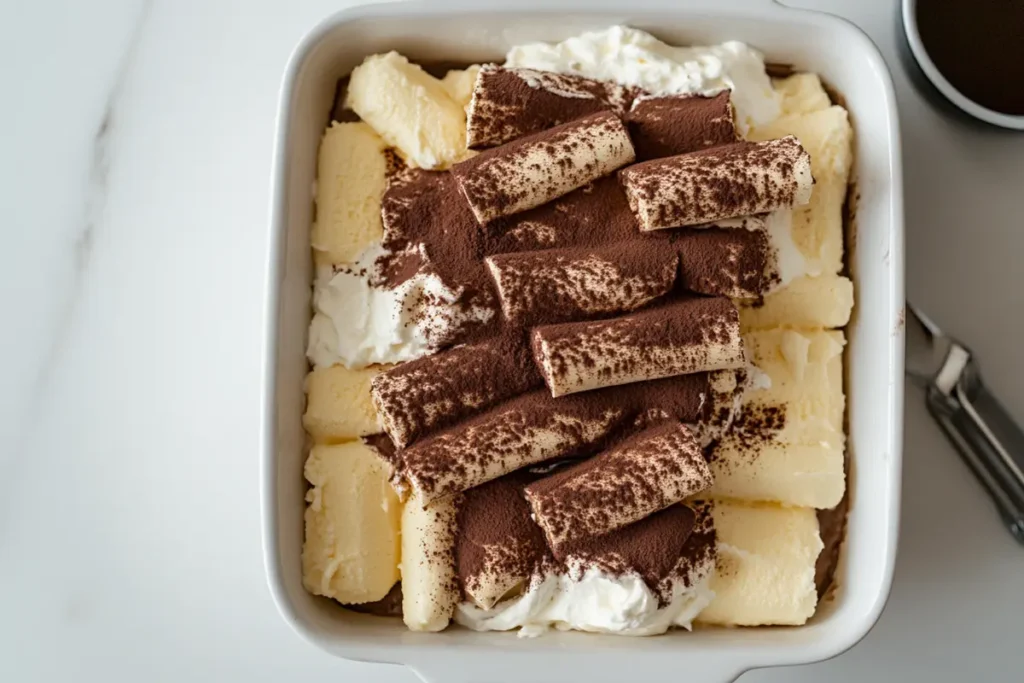 what are the ingredients of tiramisu? layering