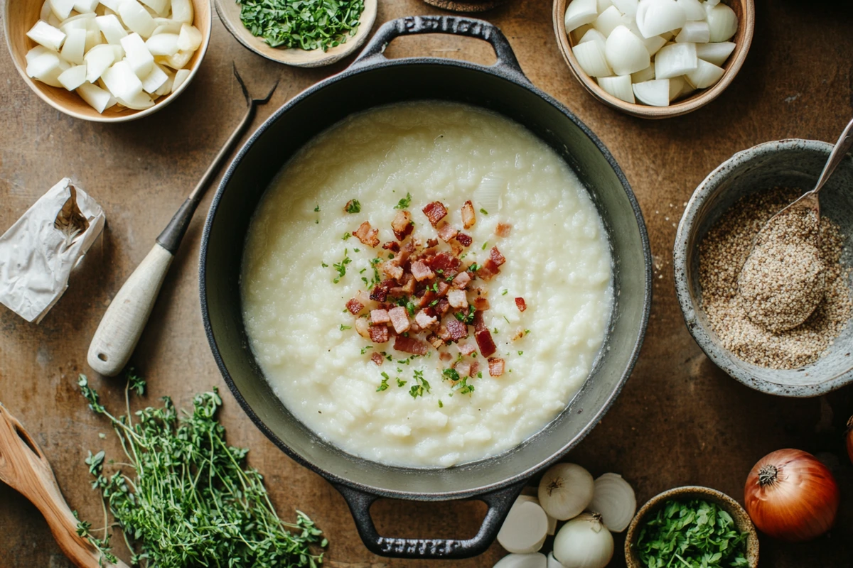 what can i add to potato soup to add flavor?